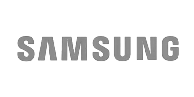 Logo de Samsung para pantallas y tecnología empresarial
