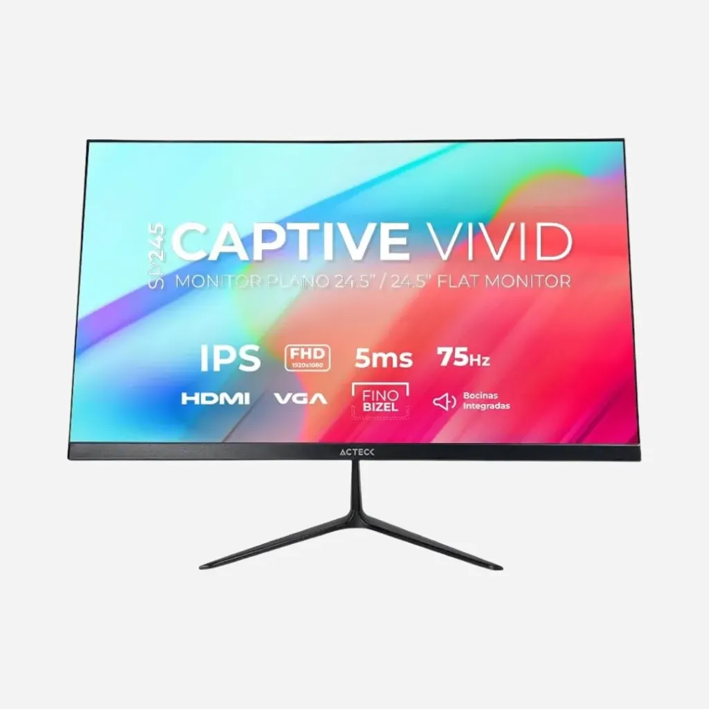 Monitor Acteck Captive Vivid SP245 AC-943178 24.5" IPS FHD