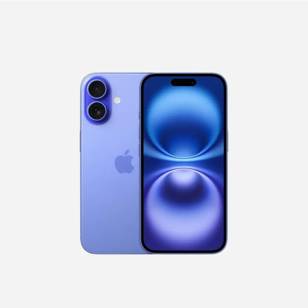 Celular Apple iPhone 16 MYDU3E/A Chip A18 CPU de 6 núcleos GPU de 5 núcleos 8 GB Unified 128 GB Flash 6.1" Super Retina XDR / OLED